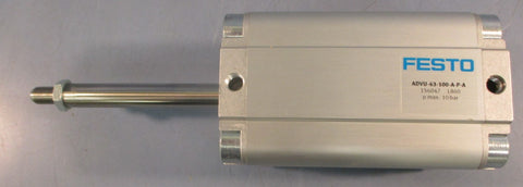 Festo ADVU63100APA Compact Pneumatic Cylinder 156047 100mm Stroke 63mm Bore