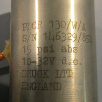 Druck PDCR 130/W/A Pressure Transducer 15 PSI Abs 10  32V DC