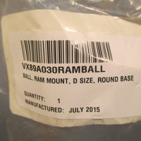 RAM Mount 3.68" Diameter Round Base with 2.25" Ball  RAMD202U
