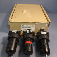 Parker Air Filter Regulator 1/2 150Psi 3pc Combo 06A32A13A2BC
