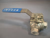 Bonomi Ball Valve 3/4 In 3-Way Hand Operated CF8M 1000 WOG BV3IGTF-0751-A