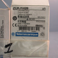 Telemecanique Limit Switch Body ZCKJ1H29 w/ ZCKE05 Operating Head