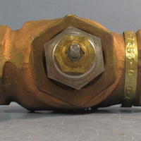 Invensys VB-7253-000-4-10 Hydronic Globe Valve 5-3/8" Length Brass Two-Way
