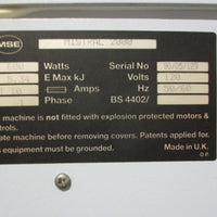 MSE Mistral 2000 Bench Top Centrifuge 600W 120V Turns On Errors For Parts/Repair