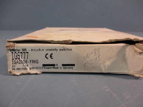 IFM EFECTOR IGA2008-FRKG IG5777 10-55VDC PROXMITY SWITCH