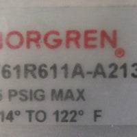 Norgren V61R611A-A213JA Valve Assembly 145 PSIG Max 14-122 Deg F