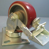 Colson Enforcer Swivel Wheel w/Plate & Brake 4&6 SER 5" 665209939