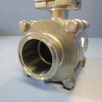 FlowTek 2" S7008 7000 Series Stainless Steel 3 Piece Full Port Ball Valves
