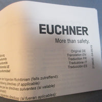 Euchner CESAPC01AHSB111145 Safety Switch 24VDC 50mA IP67