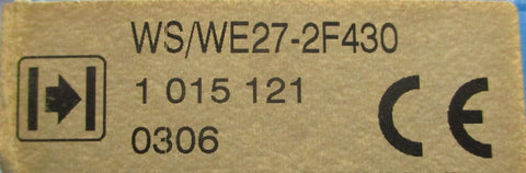 (2 Pack) Sick WS/WE27-2F430 Photoelectric Switch 10-30VDC WE27-2F430 WS27-2D430