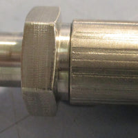 Flexible Braided Metal Hose Assy 91/2" L 3/8" Conn. ID 3/8" Hose OD (Lot of 6)