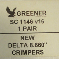 Greener SC 1146-V16 Sealing Crimper Upper and Lower 8.660" Long