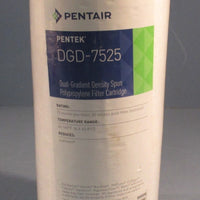 Pentair Pentek DGD 7525 Dual Gradient Polypropylene Filter Cartridge Lot of 2