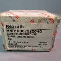 Bosch Rexroth Linear Ball Bearing Linear Bearing R067322040