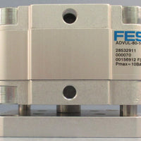 Festo ADVUL-80-10-P-A Compact Cylinder 145PSI Max 80mm Piston Dia 10mm Stroke