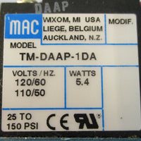 Mac 82A-GA-BKA-TM-DAAP-1DA Pneumatic Directional Control Valve