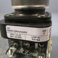 AllenBradley Illuminated White Pushbutton Ser F 800HQRAH24W