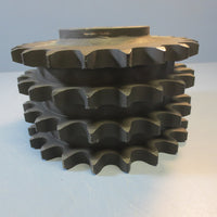 Sprocket 100 Pitch 4 Row 21 Teeth 1.25" Bore Model 1004B21Z001