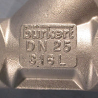 Burkert 2000 Pneumatic Valve 00178857 Pilot 1.9 10Bar 2Way Solenoid