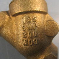 Nibco Pattern Swing Check Valve 1/4" NPT 125 SWP 200 WOG Lot of 2