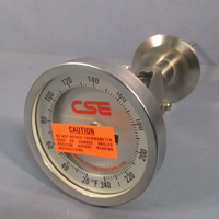 CHICAGO STAINLESS CSE THERMOMETER 4.5" STEM SAA375 3BT592UAAL4.51/4D