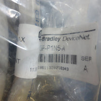 Allen Bradley 5 Pin Mini Female Receptacle with 1 m Cable 1485FP1N5A Ser A New