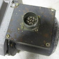 Toshiba WFA00750VSQA AC Servo Motor RA20L 750 W, 1500 RPM w/ DC Brake NWOB