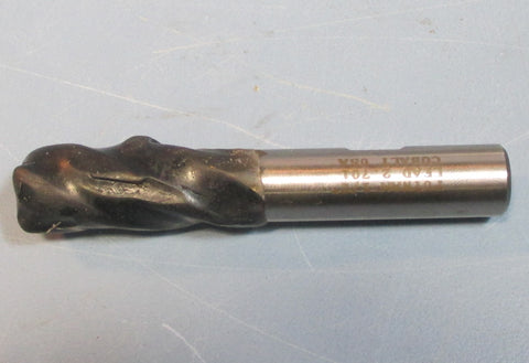 Putnam 1/2" Lead 2.701 Cobalt 4 Flute Professionally CNC Resharpened End Mill