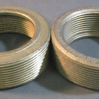 Lot of 2 Crouse Hinds RE108 Conduit Hub Reducer 4" x 3" Feraloy Iron Alloy 3" ID