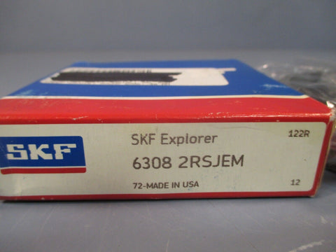 SKF Deep Groove Radial Ball Bearing (Single Row) 6308-2RSJEM