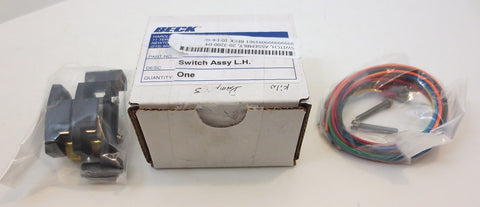 Beck Left Handed LH Switch Assy Assembly 20320004 NIB