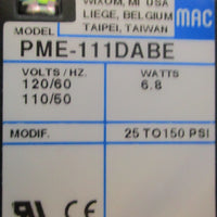 Mac Valves 6531B311PM111DA Solenoid Valve Vac150PSI 6531B000PM111DA