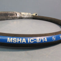 Kurt Tuff08 1/2" 5000 PSI WP MSHA IC8/14 1Q19 Hydraulic Hose 48" Long