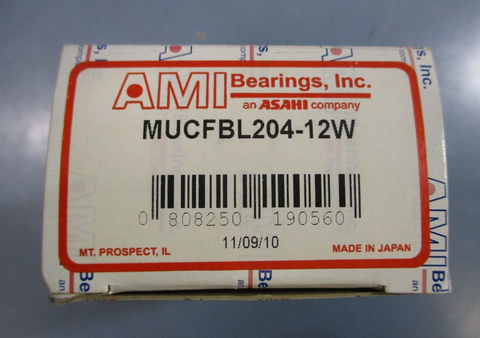 AMI Bearings Inc. MUCFBL20412W Flange Bearing 3/4" Bore