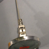 TelTru Thermometer AA575R Analog dial Thermometer Stem 12 "