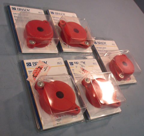 Brady 103535 Gate Valve Lockout For 1" to 2.5" Valves Lot of 5