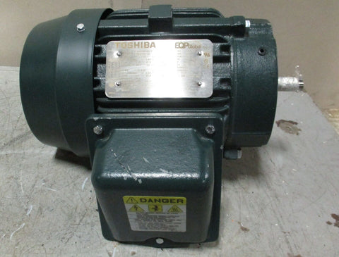 Toshiba 3/44SDSR34H-P Severe Duty EQP Global SD 0.75 HP Motor, 1765 RPM, 3 Phase