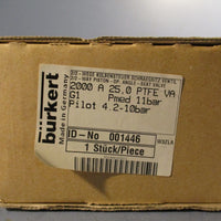 Burkert 2000 Pneumatic Valve Pilot 4.210bar Pmed 11 bar 2Way Solenoid 001446
