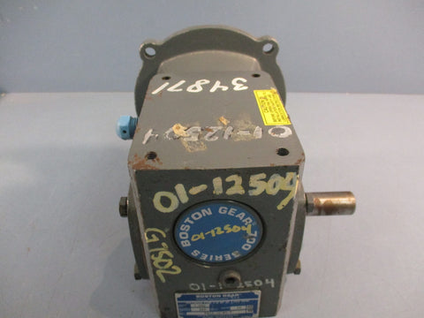BOSTON GEAR F71510B5G GEAR REDUCER RATIO 10:1 F71510B5G