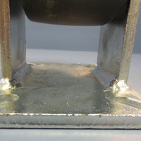Albion  Flat Tread Cast Iron Fixed 8"x3" Casters 10.5" Height FM0850031