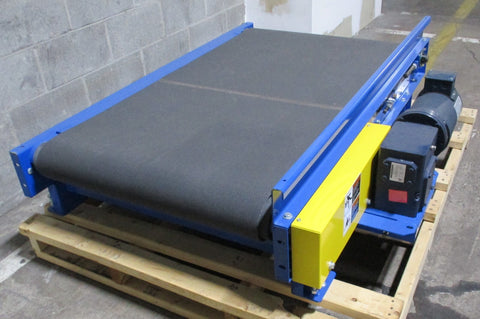 Lewco NSMDRB30... Motorized 30 x 56" Conveyor w/ Leeson 3/4 HP & Ironman 80:1