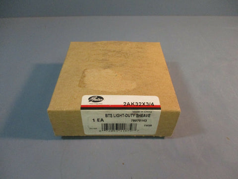 Gates BTS LightDuty Sheave 2AK32X3/4 NEW IN BOX