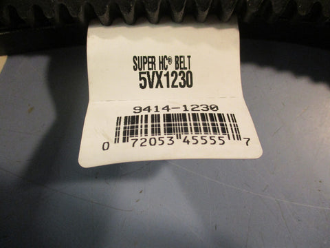 Gates 5VX1230 Super HC Belt Oil Resistant Static Conductive 9414-1230 Lot of 2