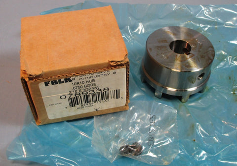 Falk Hub Coupling 0789338, 10R10, .875" Bore, 3/16 x 3/32 KW NIB