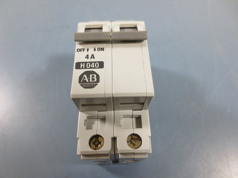 Allen Bradley 1492CB2 4A Amp 2 Pole 480V Vac Circuit Breaker H040