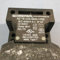 SCHMERSAL AZ 15 zvrk-M16 Safety Switch, IP67, Ui 500V, AC-15 Uimp 6kV