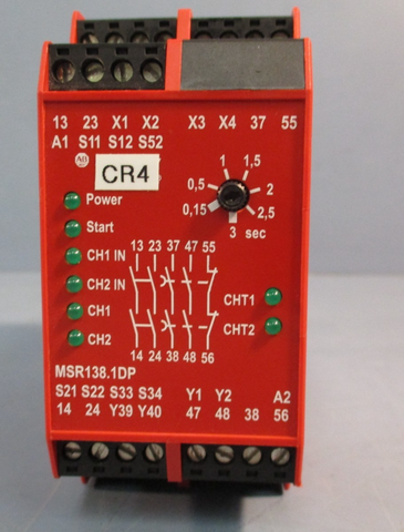 Allen Bradley 440R-M23084 Series B MSR138.1DP Minotaur 24V Safety Relay