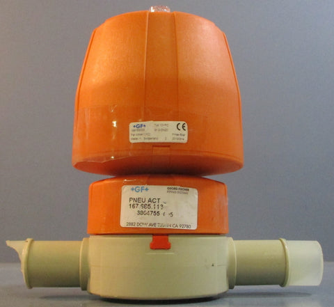 Georg Fischer GF Diastar 167.685.113 Pneumatic Actuated Diaphragm Valve 11/16"