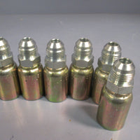 Lot of 6 Eaton Weatherhead 1/2" Crimp Hydraulic Hose Fitting 08U508