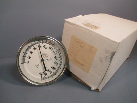 Trend Wika Long Stem 6 Inch Stainless Steel BiMetal Thermometer Model TI.50